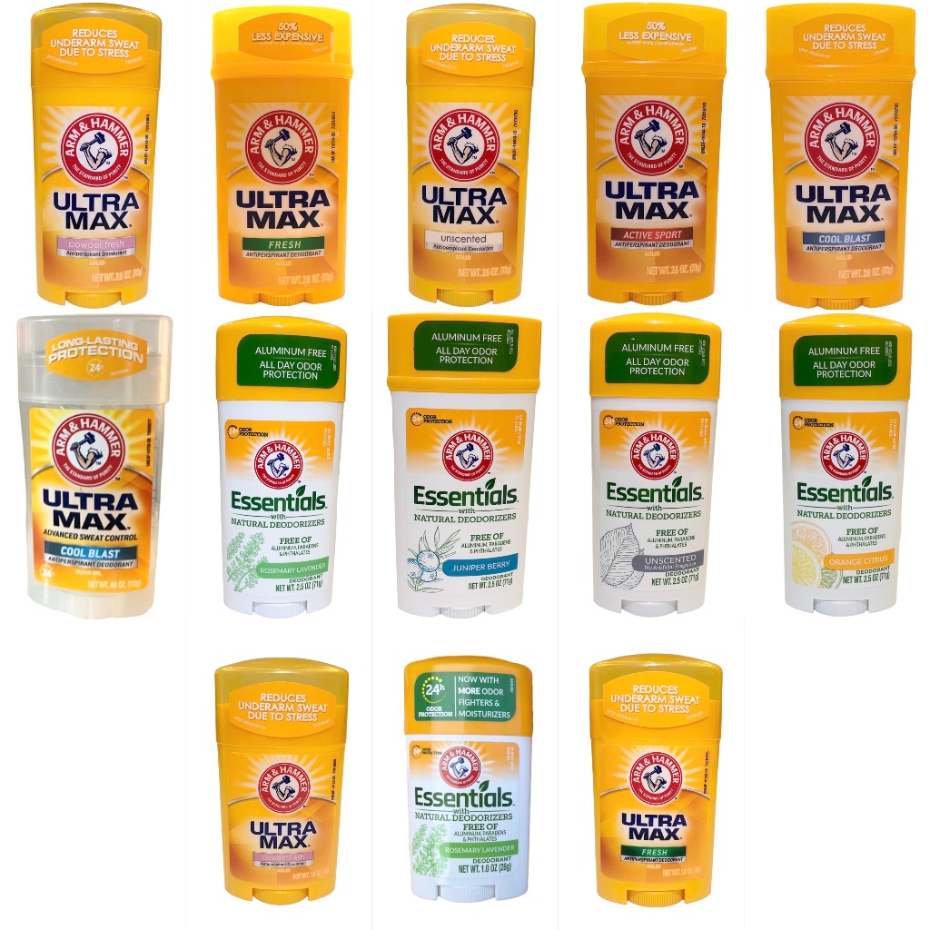 Arm & Hammer, UltraMax ผลิตภัณฑ์ลดเหงื่อและระงับกลิ่นกายชนิดแท่ง