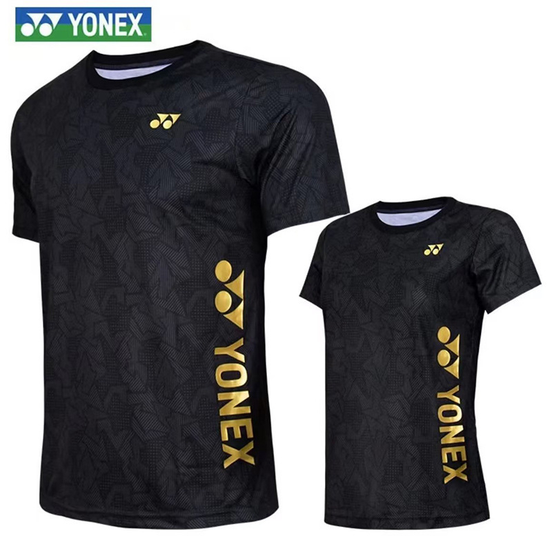 เสื้อกีฬาแบดมินตัน Yonex แขนสั้น ระบายอากาศได้ดี แบบแห้งเร็ว สําหรับผู้ชาย และผู้หญิง